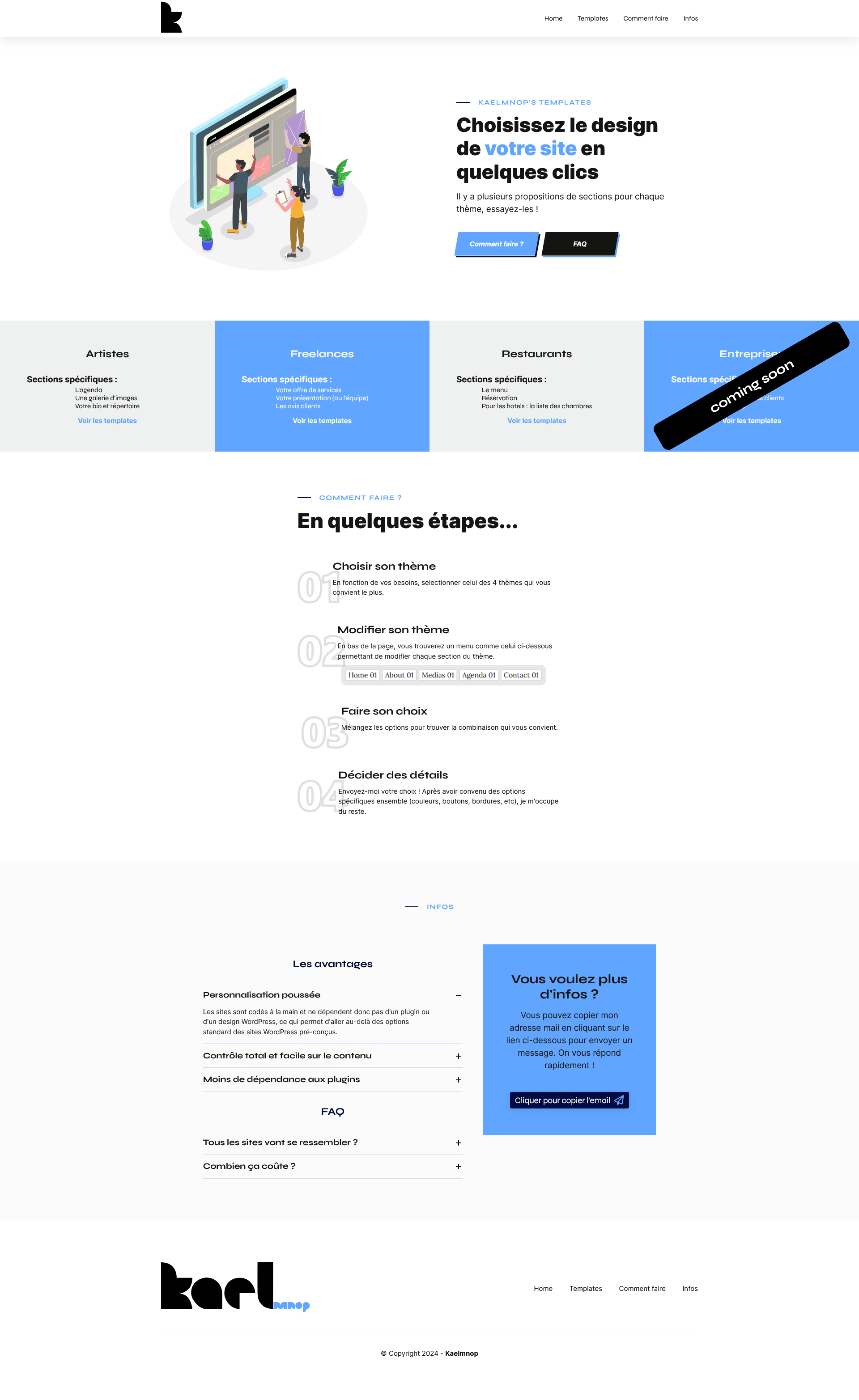 Site web Mes templates
